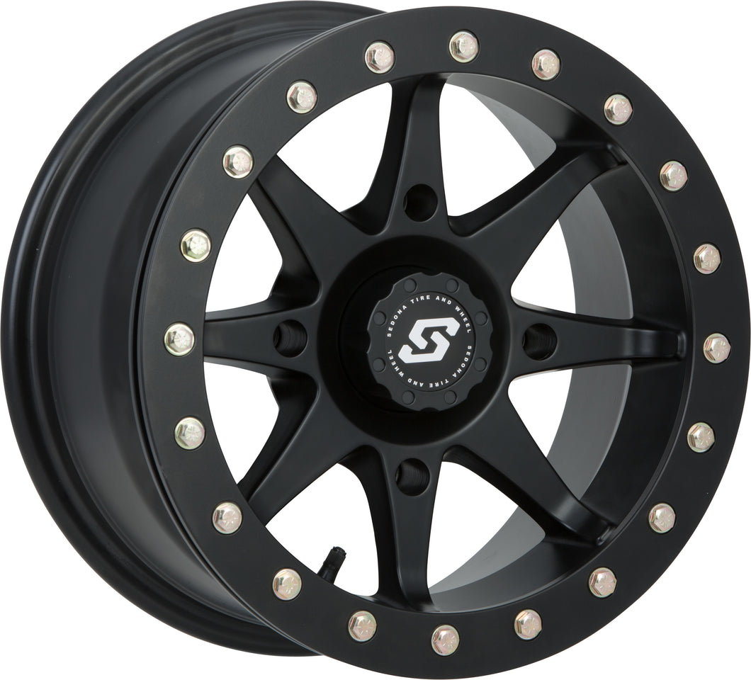 STORM BDLK WHEEL 14X7 4/110 5+2 (+10MM) BLACK