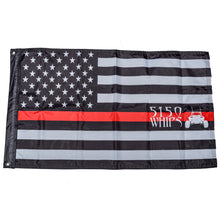 Load image into Gallery viewer, 5150 Whips Heavy Duty American Flag (Red Line)
