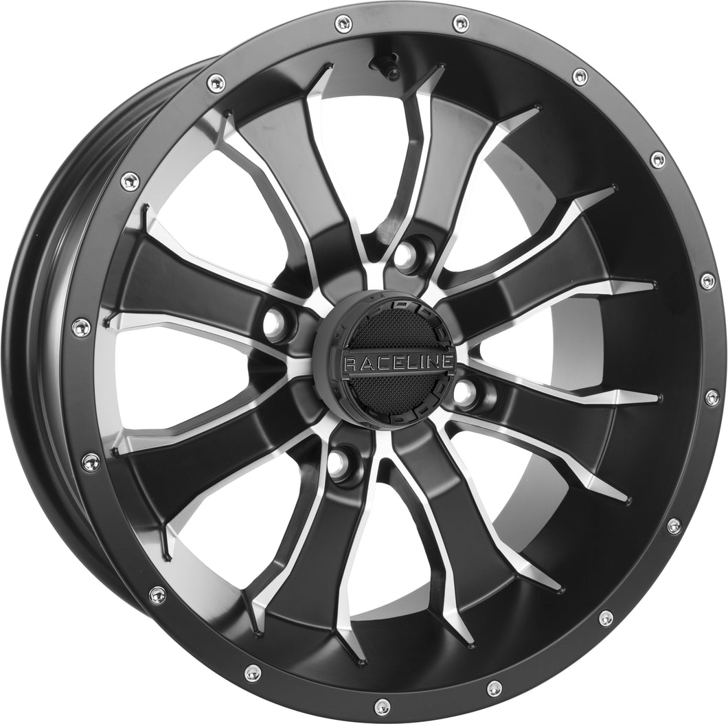 MAMBA WHEEL 12X7 4/156 4+3 (+5MM) BLK/MACHINED