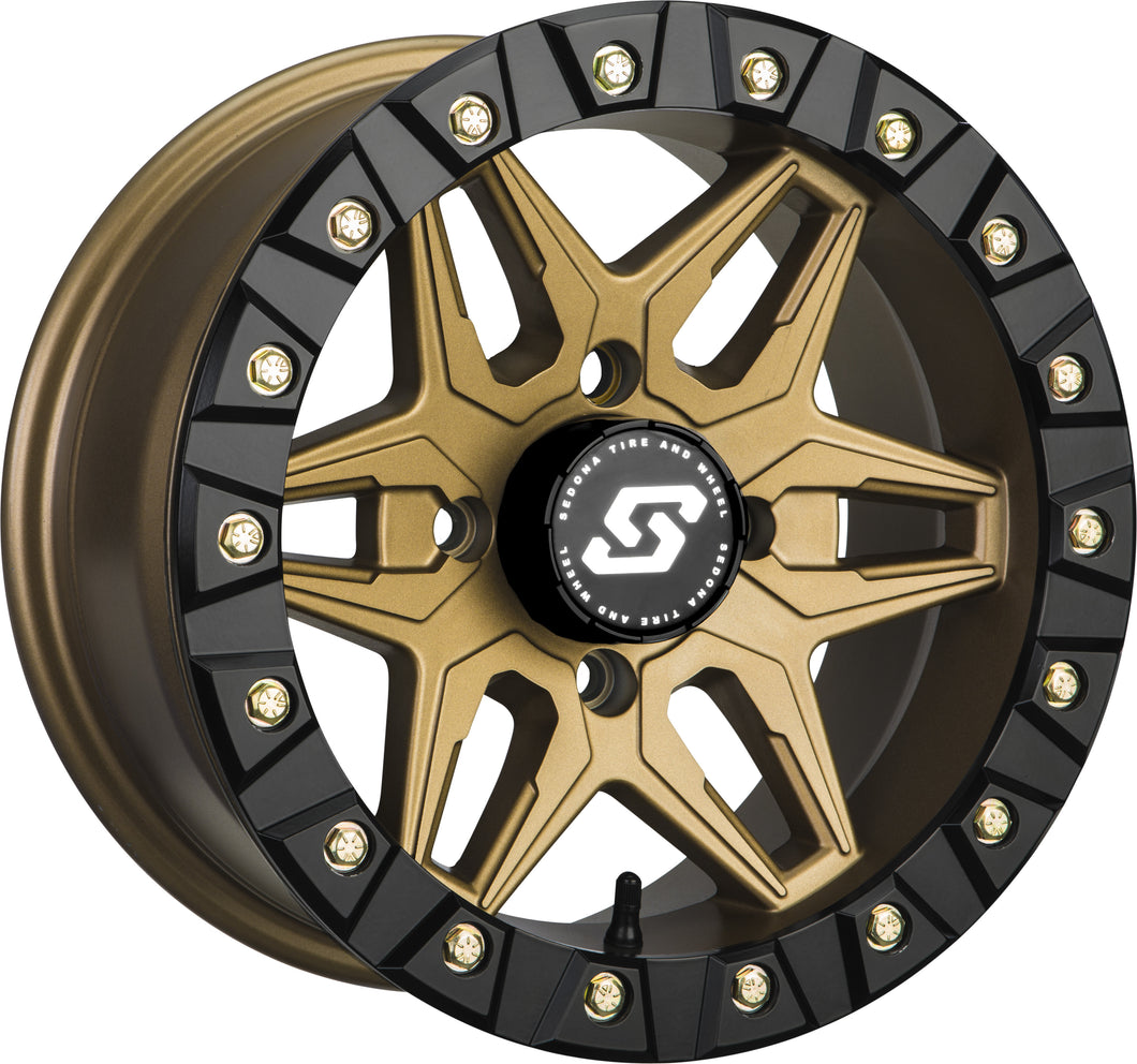 SPLIT 6 BDLK WHEEL 14X10 4/156 5+5 (0MM) BRONZE