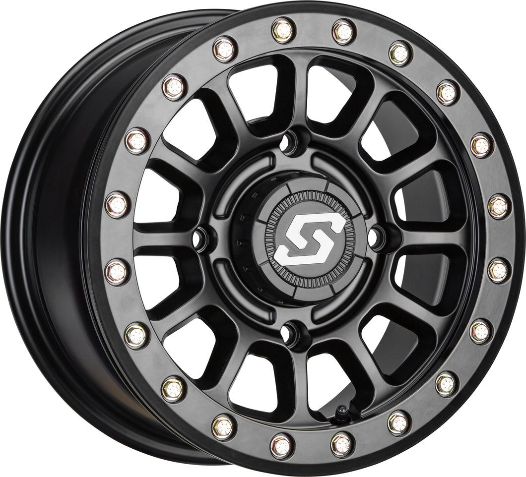 SANO BDLK WHEEL 14X7 4/110 5+2 (+10MM) BLACK