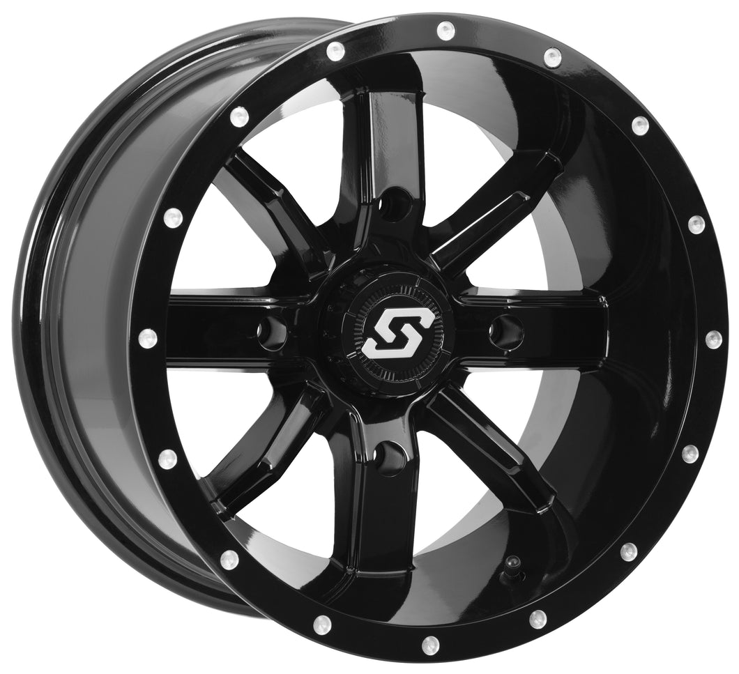 HOLLOW POINT WHEEL 14X10 4/137 5+5 (0MM) BLACK