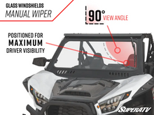 Load image into Gallery viewer, KAWASAKI TERYX KRX 1000 GLASS WINDSHIELD
