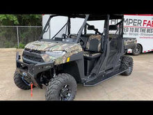Load image into Gallery viewer, 2018+ Polaris Ranger Factory Front Bumper Light Kit Black Thumper Fab
