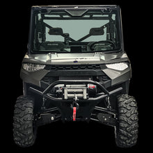 Load image into Gallery viewer, Polaris Ranger 1000 EXTREME Front Winch Bumper 12000 Capacity Black Thumper Fab
