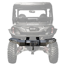 Load image into Gallery viewer, Polaris General Winch-Ready Rear Bumper w/ Lights Black Thumper Fab
