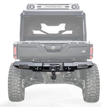 Load image into Gallery viewer, Can-Am Defender Rear ELITE Winch Bumper w/ Lights Raw Thumper Fab
