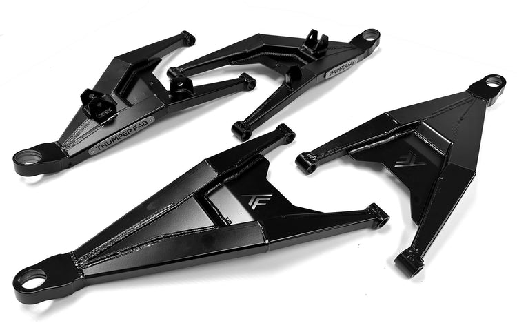 Defender Boxed Forward Control Arms Cab / X MR / 65 Inch Models Black Thumper Fab
