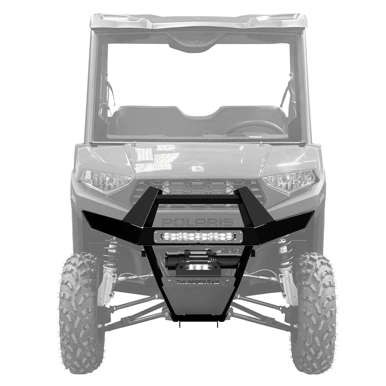 Ranger 570 SP Mid-Size Front Winch Bumper No Lights Black Thumper Fab