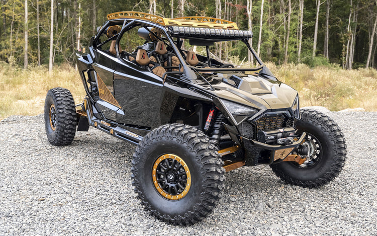 Polaris RZR PRO R Roll Cage 4 Seat Lo Brow Black Thumper Fab